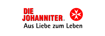 Logo "Die Johanniter"- Aus Liebe zum Leben